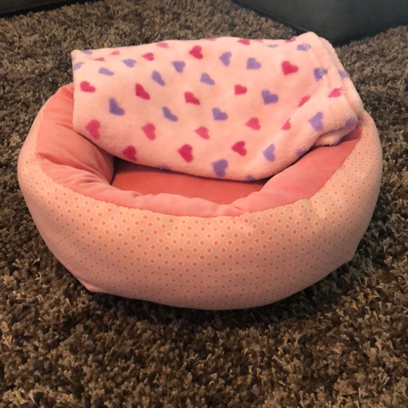 Other - Martha Stewart dog bed pink with pink blanket